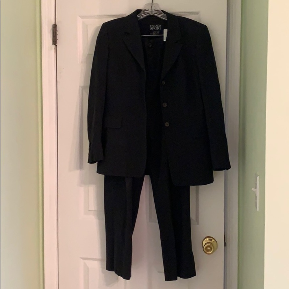 Black Escada Suit